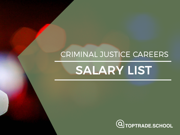 Criminal Justice Careers Salary List | Top Trade School