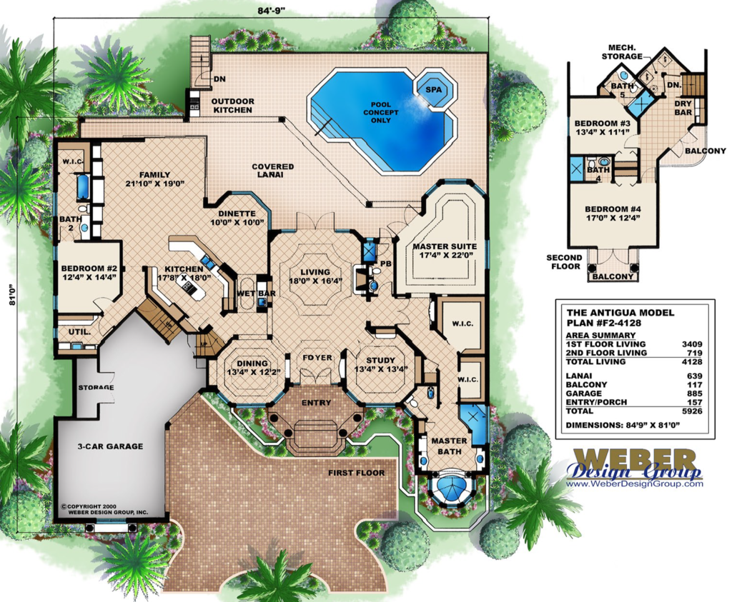 mediterranean house plan copyright weber design group all rights reserved Photo kindly lent for display by Weber Design of Naples, FL.