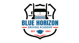 blue horizon trucking academy logo